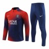 Sudadera De Entrenamiento Trajes Paris Saint-Germain Quarter Zip 23-24 Roja - Hombre